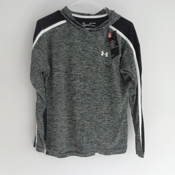 Under Armour Training Hoodie Womens Loose Fit UA Tech Lightweight‎ Black Sz XS - Picture 2 of 9